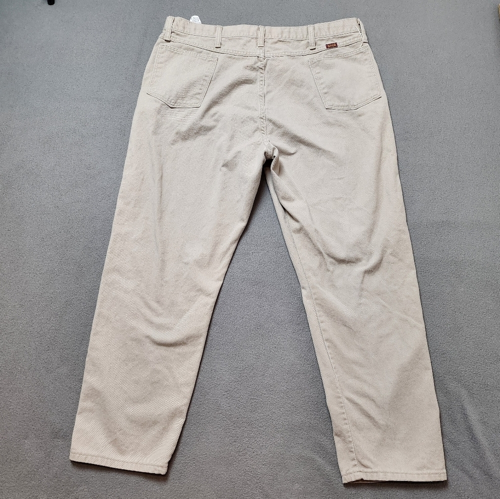 Men's Beige Rustler Vintage Jeans - 100% Cotton USA made Sz 42